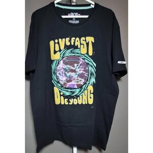 BKYS Band Graphic Tshirt Live Fast Die Young Men Sz 3x Big & Tall Unisex New